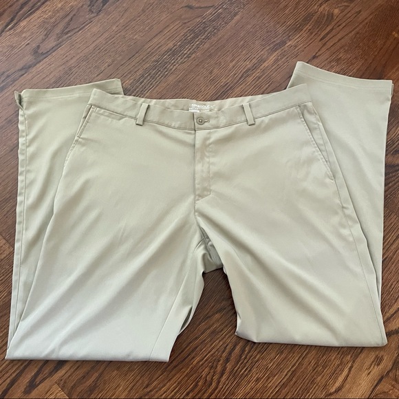 Nike Men’s Tan Golf Dri-Fit Pants Size 36x32 - Picture 1 of 12